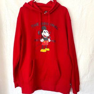 Disney X Vans Red Mickey Mouse Hoodie Sweatshirt XL